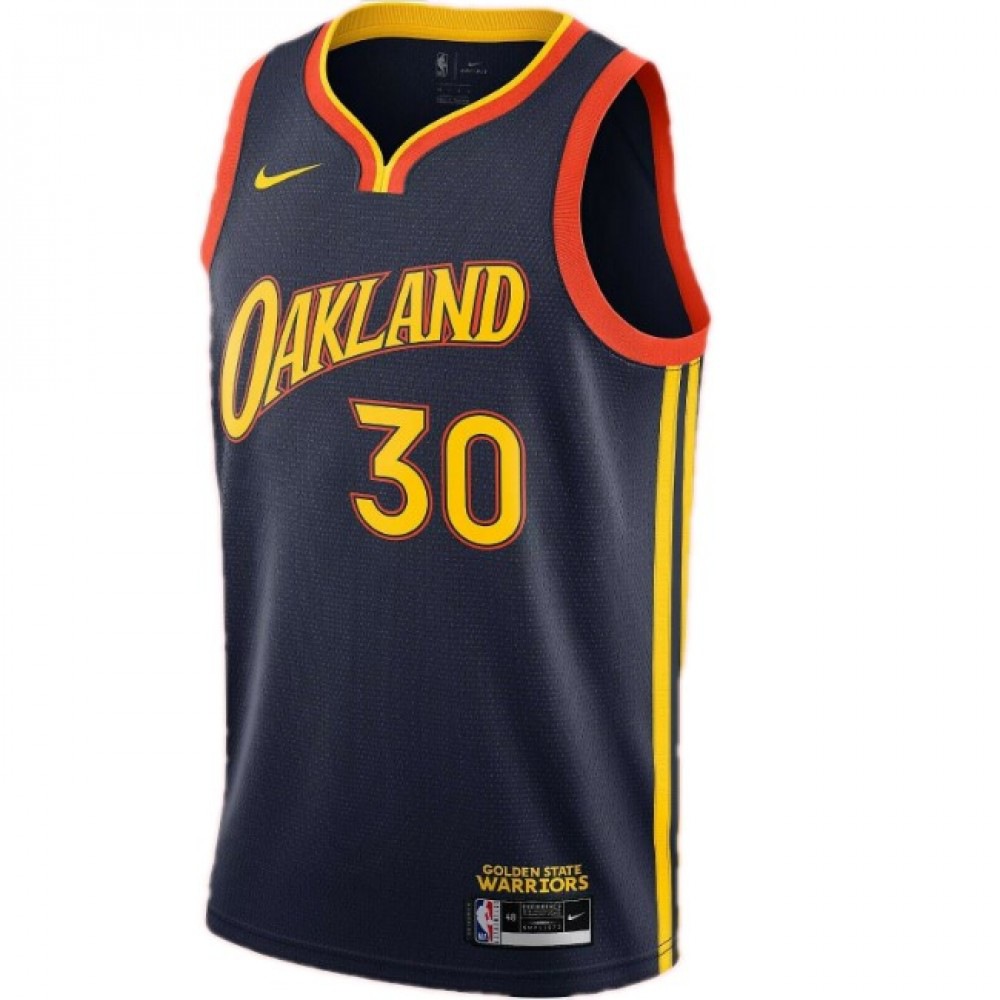 Men's Golden State Warriors Stephen Curry #30 Navy 2020/21 Swingman Jersey - City Edition-Pro Kit Vault | Brand New 26/27 Sports Jerseys
